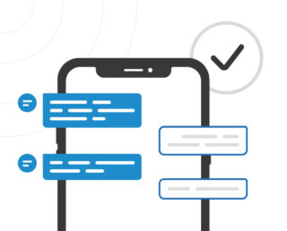 Illustrazione di una chat con un botta e risposta tra utente e ChatBot